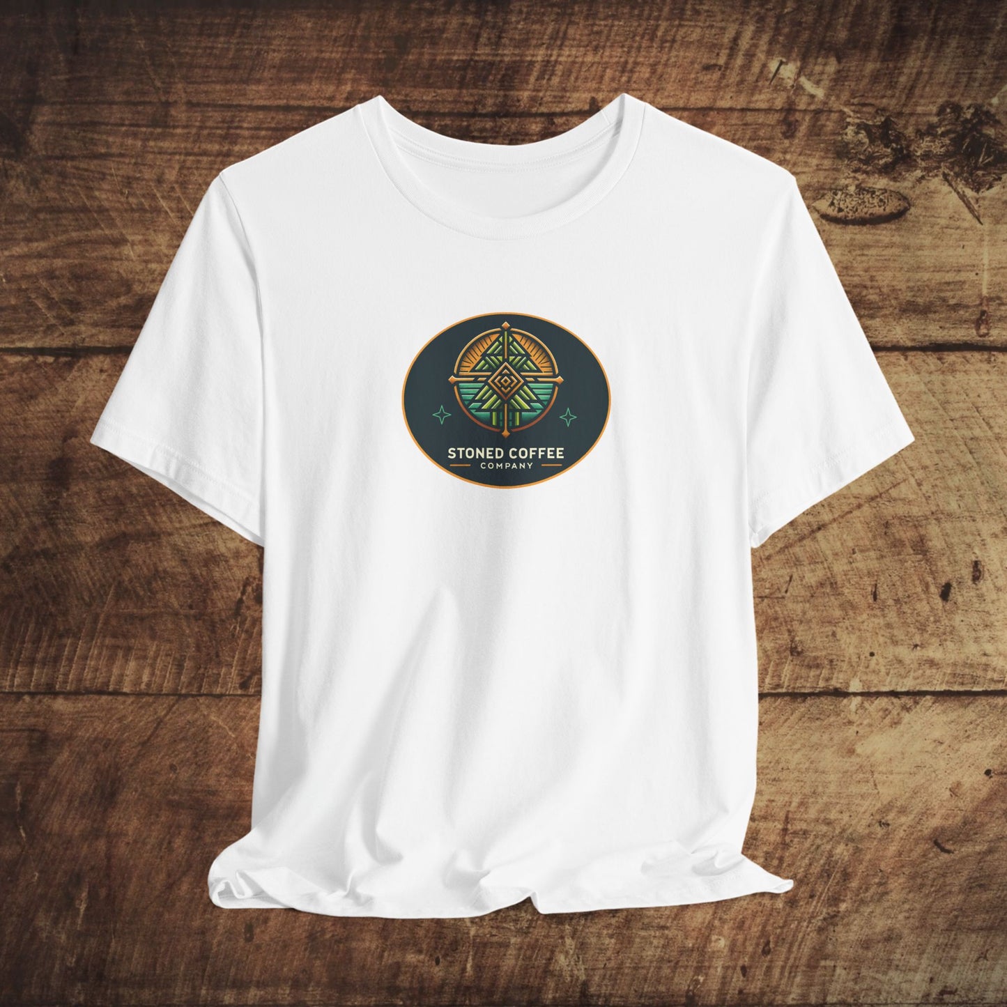 T-Shirt Stoned Coffee Company Pinetree Logo 2