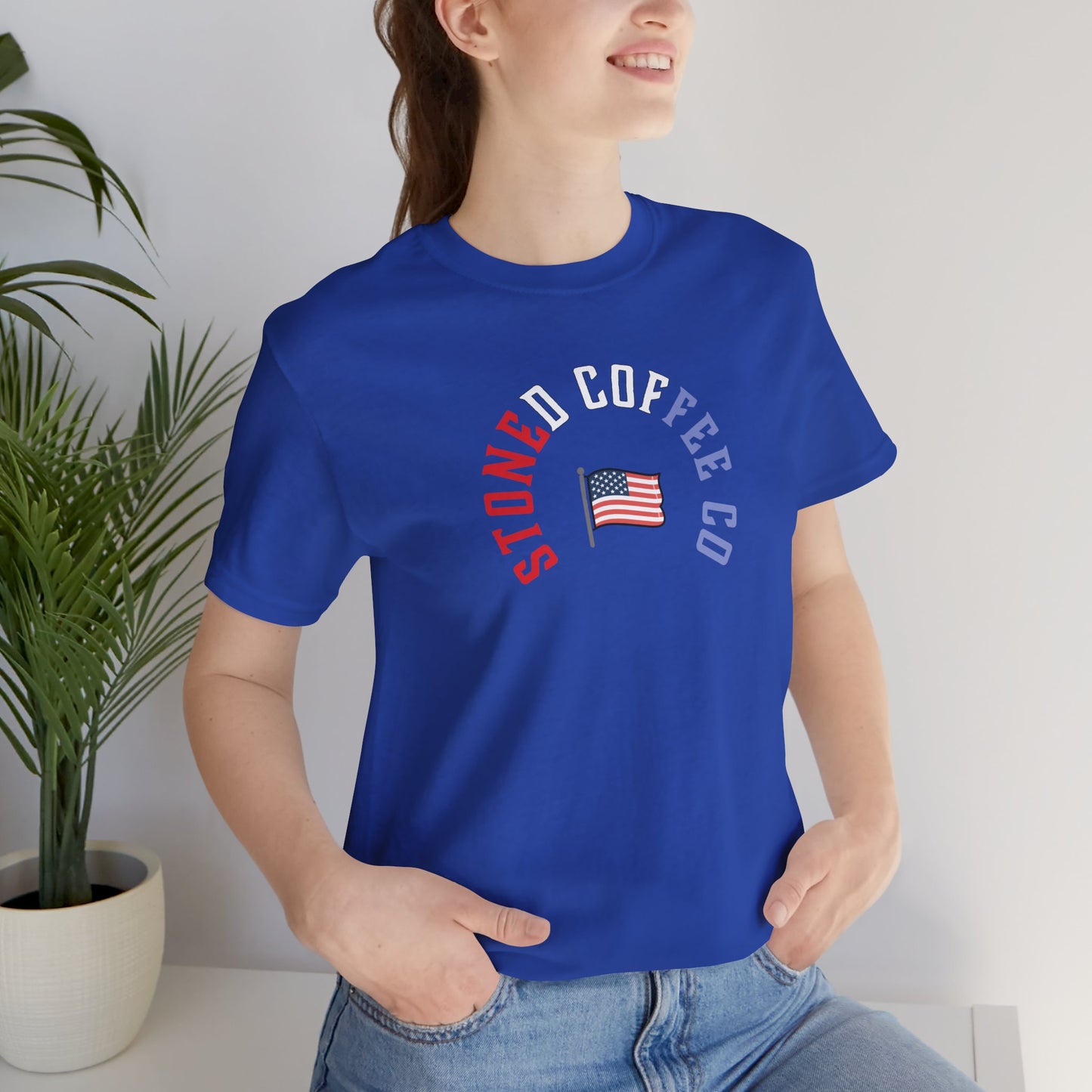 T-Shirt Stoned Coffee Company USA Patriotic Unisex Tee