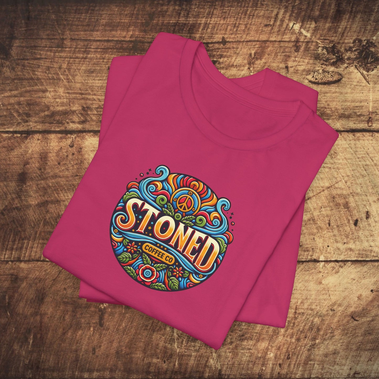 Unisex Tee Stoned Coffee Co Logo 1