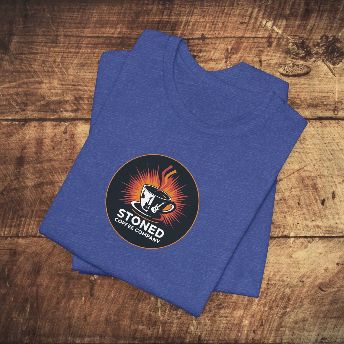 Stoned Coffee Company Rocking Guitar Cup T-Shirt