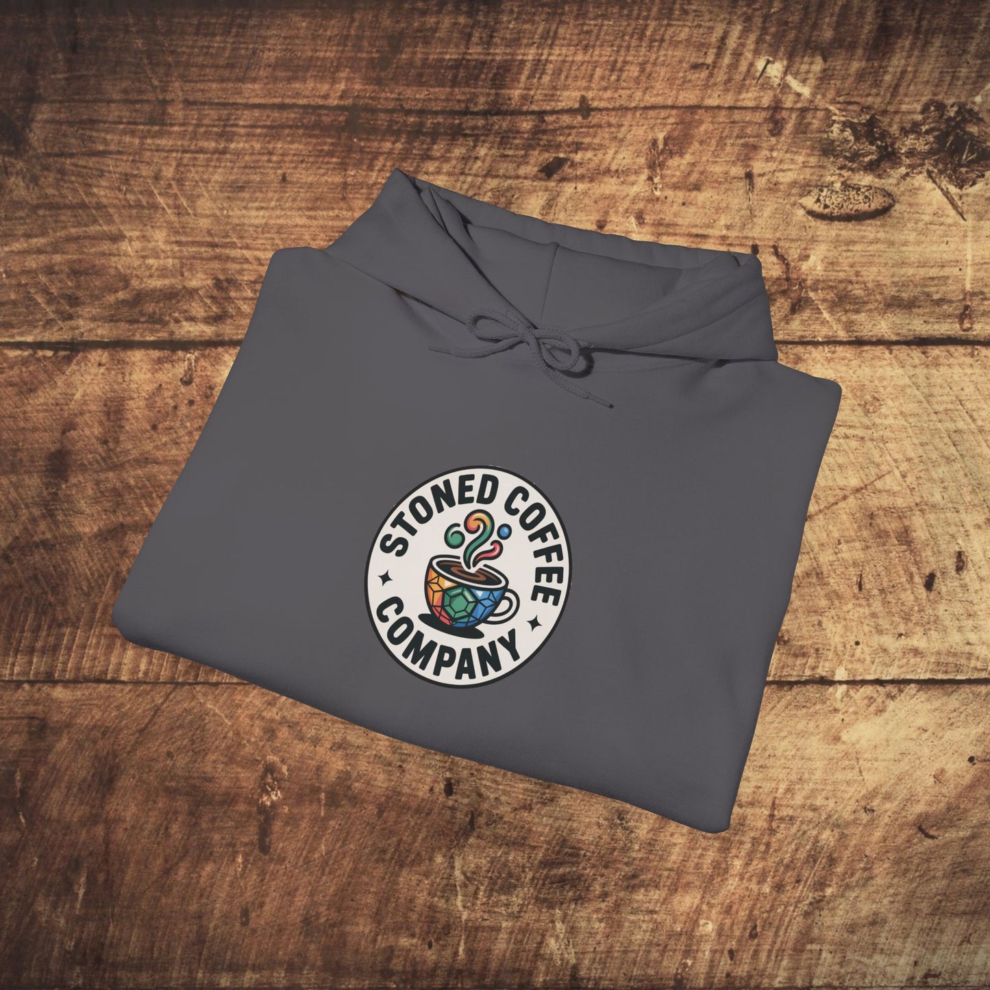 Stoned Coffee Company 'How Does God make his Coffee? Hebrews it' Hoodie