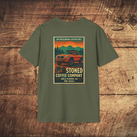 Stoned Coffee Company Overlanding Adventure/Tacoma Tshirt