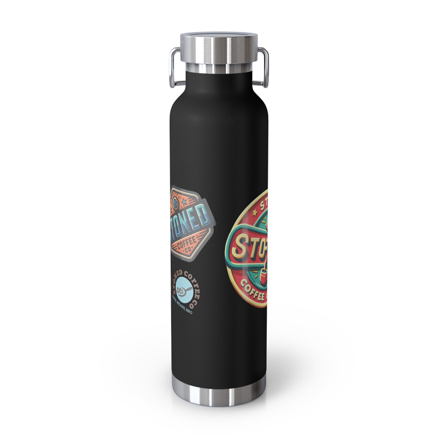 Stoned Coffee Co Copper Vacuum Insulated Bottle, 22oz