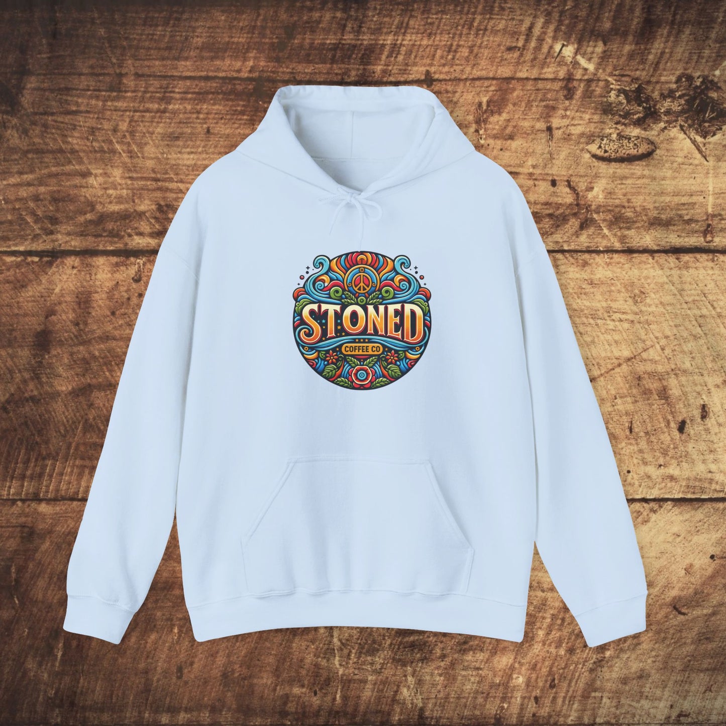 Hooded Sweatshirt Stoned Coffee Company Logo 1