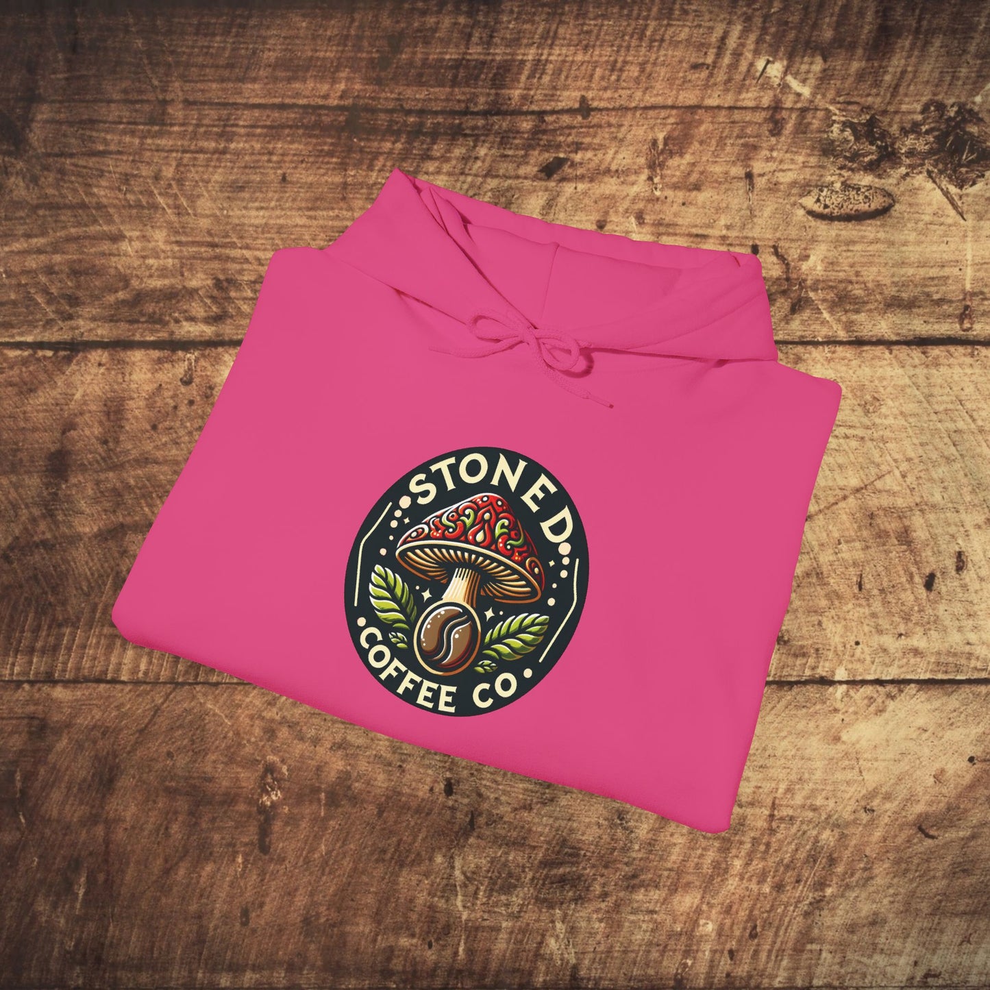 Hooded Sweatshirt - Stoned Coffee Company Mushroom Logo
