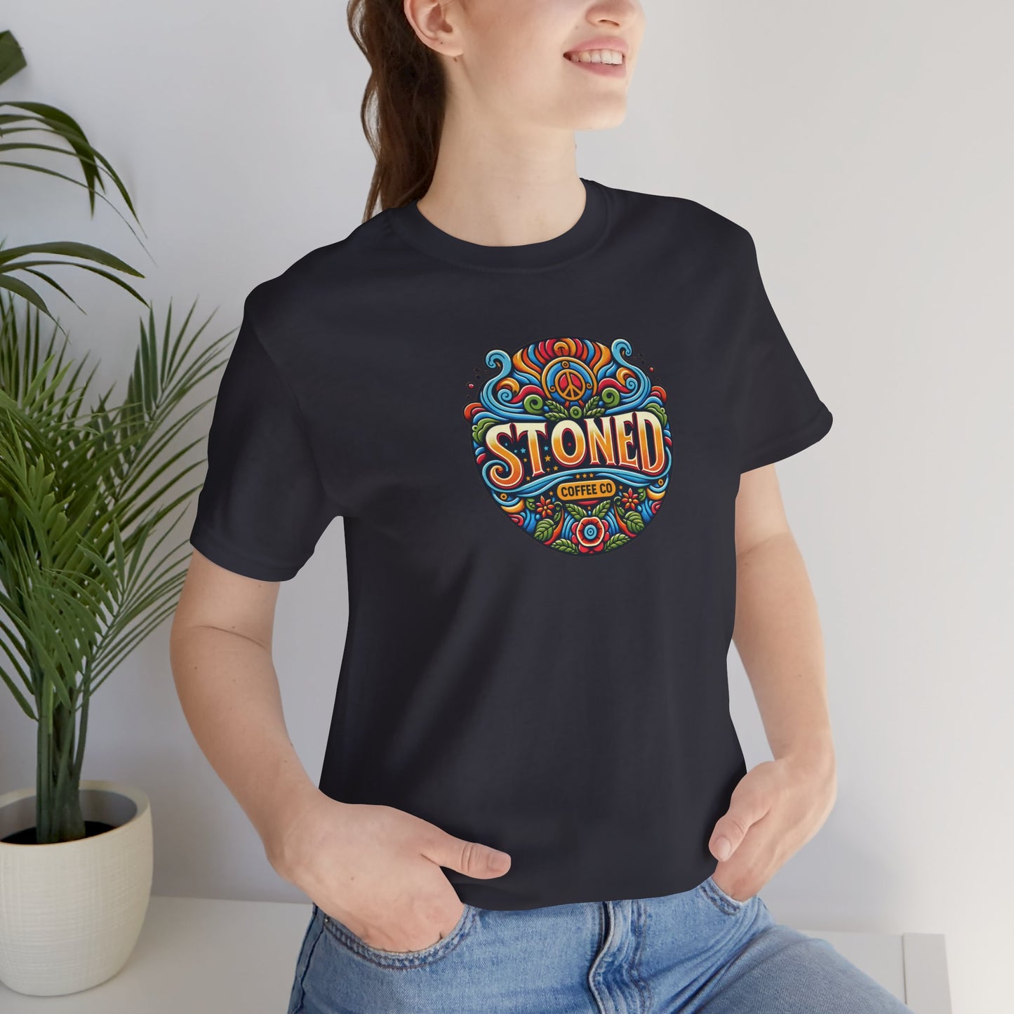 Unisex Tee Stoned Coffee Co Logo 1