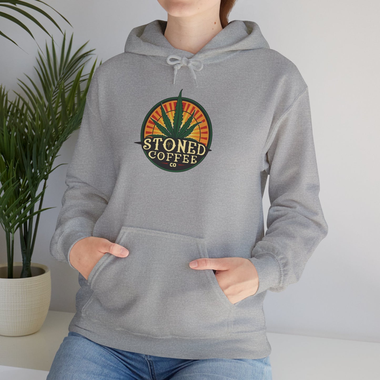 Hooded Sweatshirt Stoned Coffee Co Logo 3
