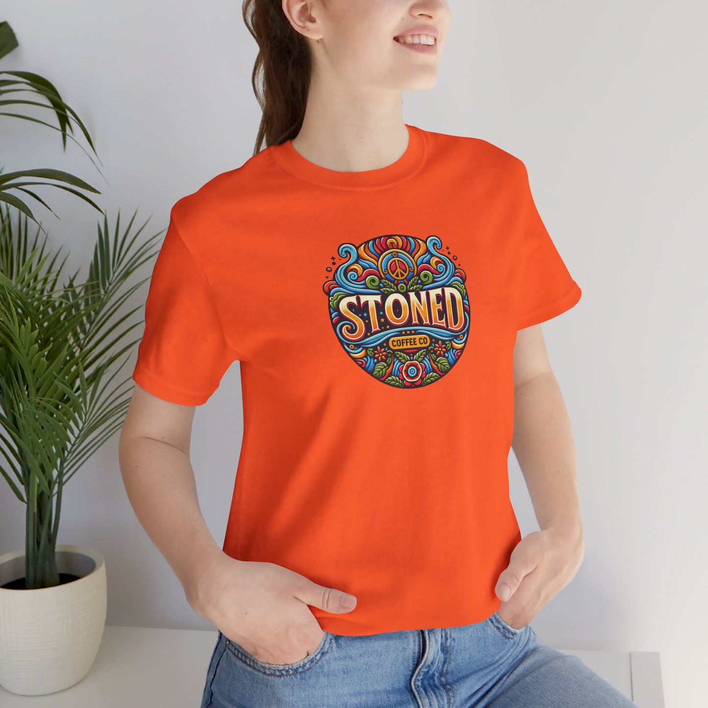 Unisex Tee Stoned Coffee Co Logo 1