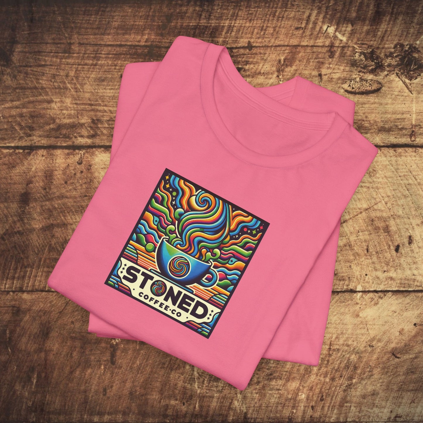 Coffee Art T-Shirt - Stoned Coffee Company Logo