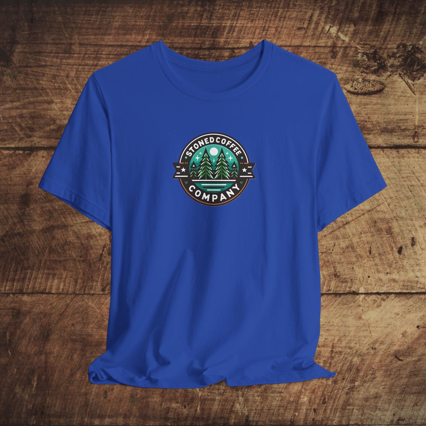 T-Shirt Stoned Coffee Company Pine Tree Mountain Unisex Jersey