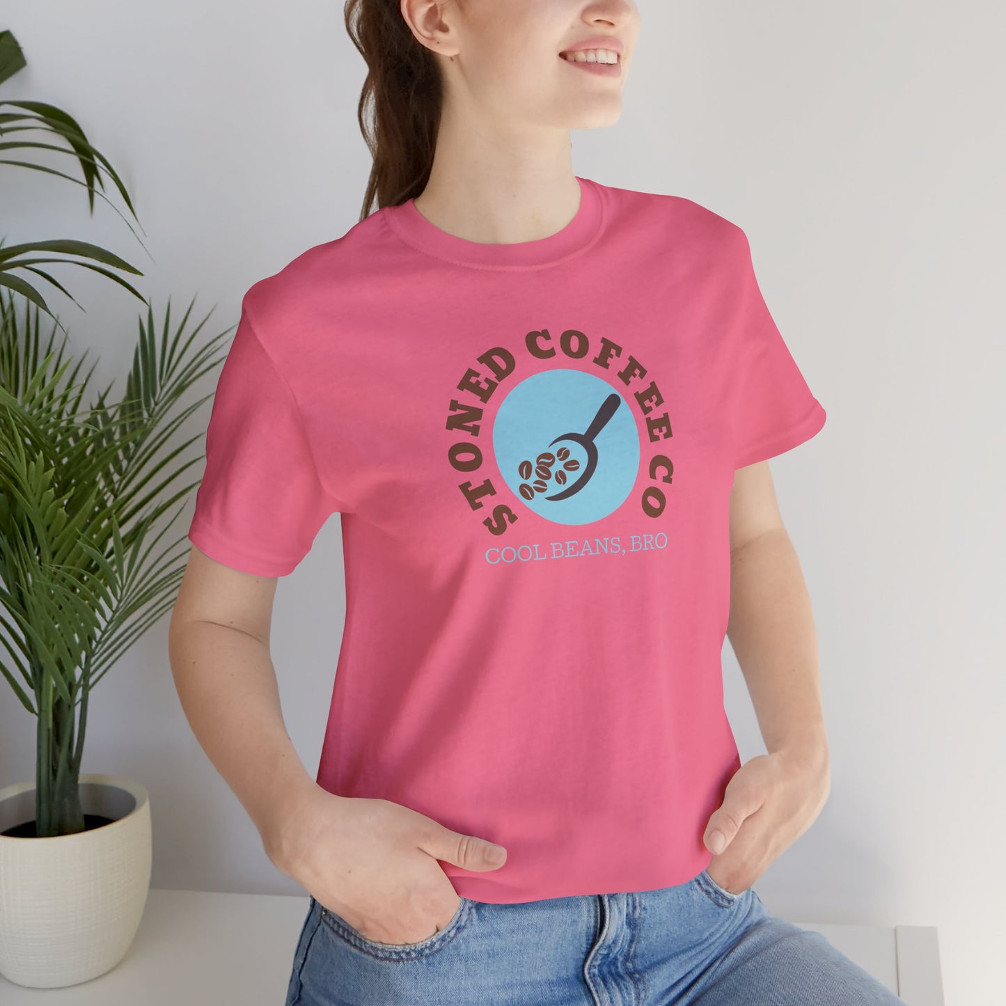 T-Shirt - Stoned Coffee Co, Cool Beans Bro Graphic Tee