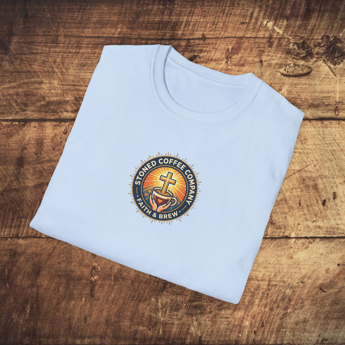 Stoned Coffee Company 'Drink Your Coffee and Pray for Others' T-Shirt