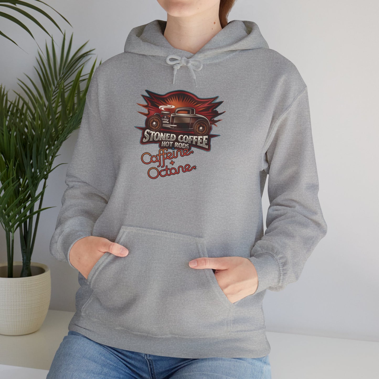 Stoned Coffee Company Hoodie "Hot Rods" Caffeine + Octane Hoodie