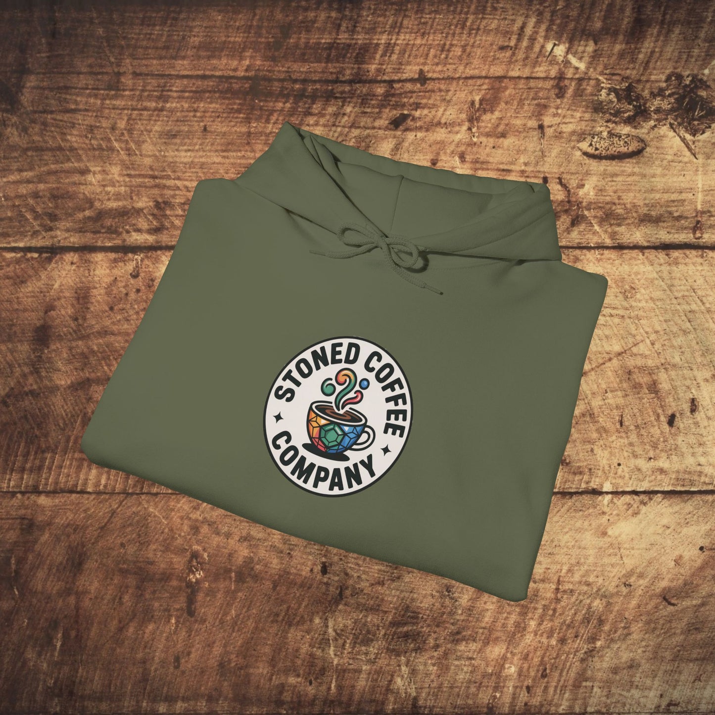 Stoned Coffee Company 'How Does God make his Coffee? Hebrews it' Hoodie