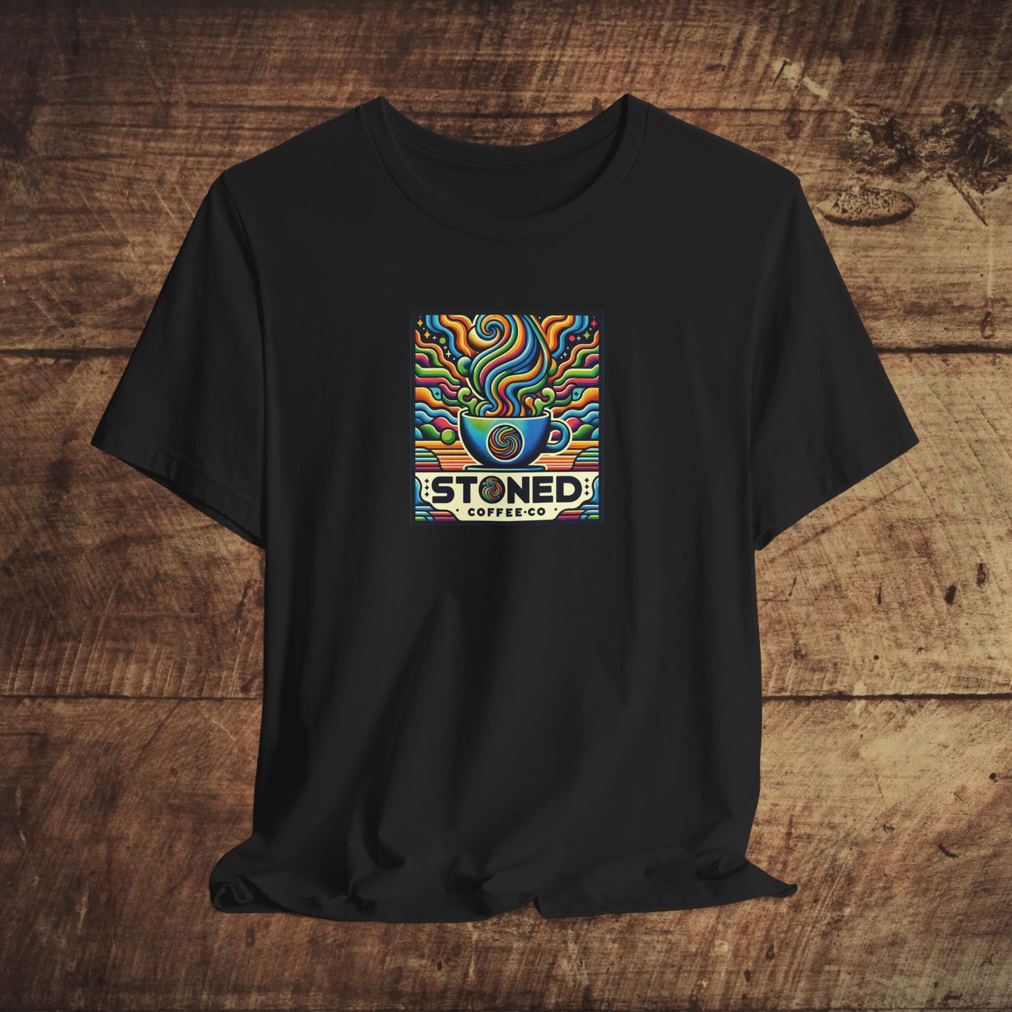 Coffee Art T-Shirt - Stoned Coffee Company Logo