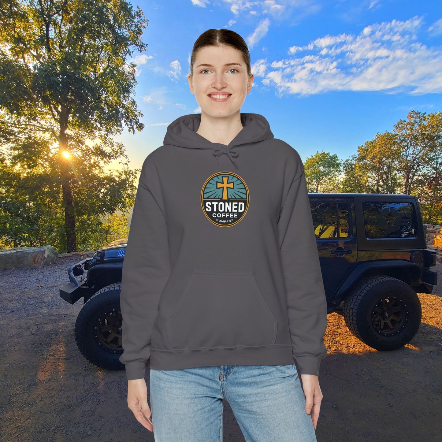 STONED COFFEE COMPANY HOODIE, Pray Often, Read Your Bible, Seek the Truth, Trust in God