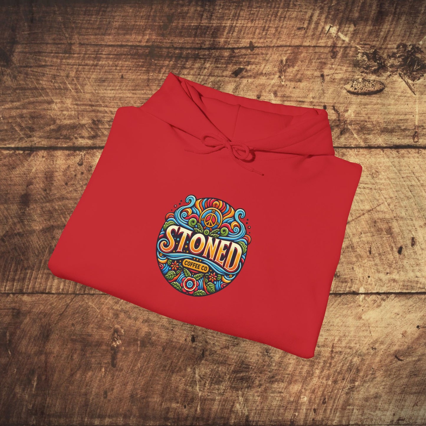 Hooded Sweatshirt Stoned Coffee Company Logo 1
