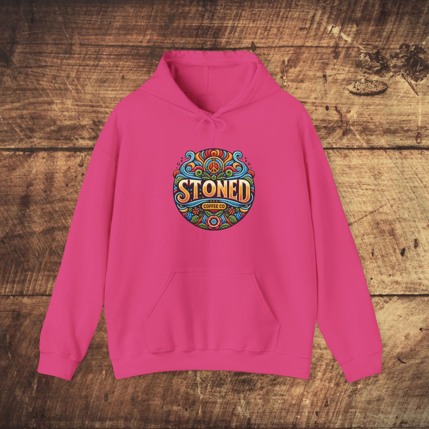 Hooded Sweatshirt Stoned Coffee Company Logo 1