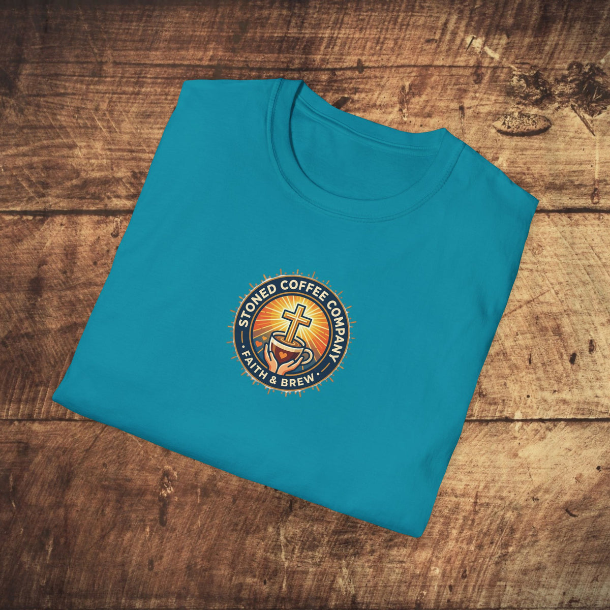 Stoned Coffee Company 'Drink Your Coffee and Pray for Others' T-Shirt