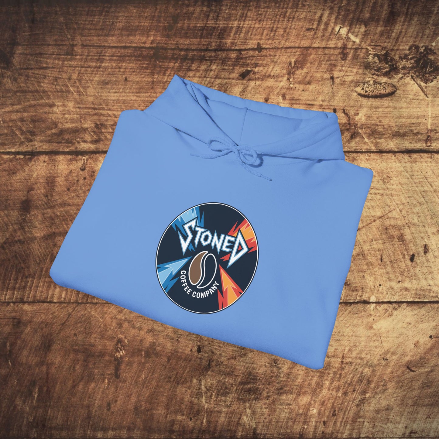 Stoned Coffee Company Heavy Metal Record Label Hoodie