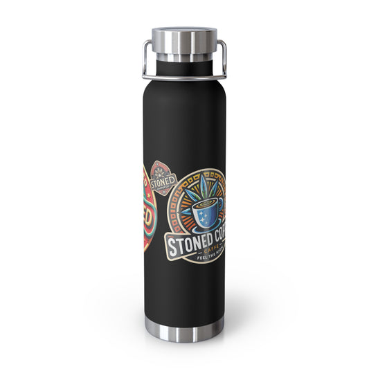 Stoned Coffee Co Copper Vacuum Insulated Bottle, 22oz