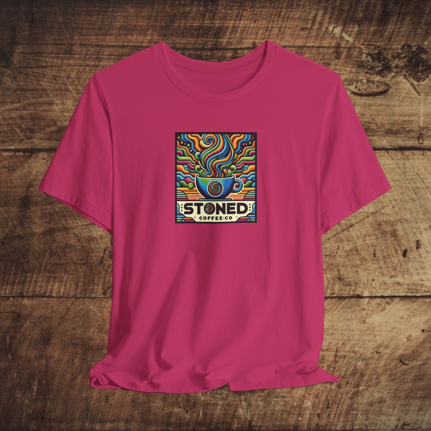 Coffee Art T-Shirt - Stoned Coffee Company Logo