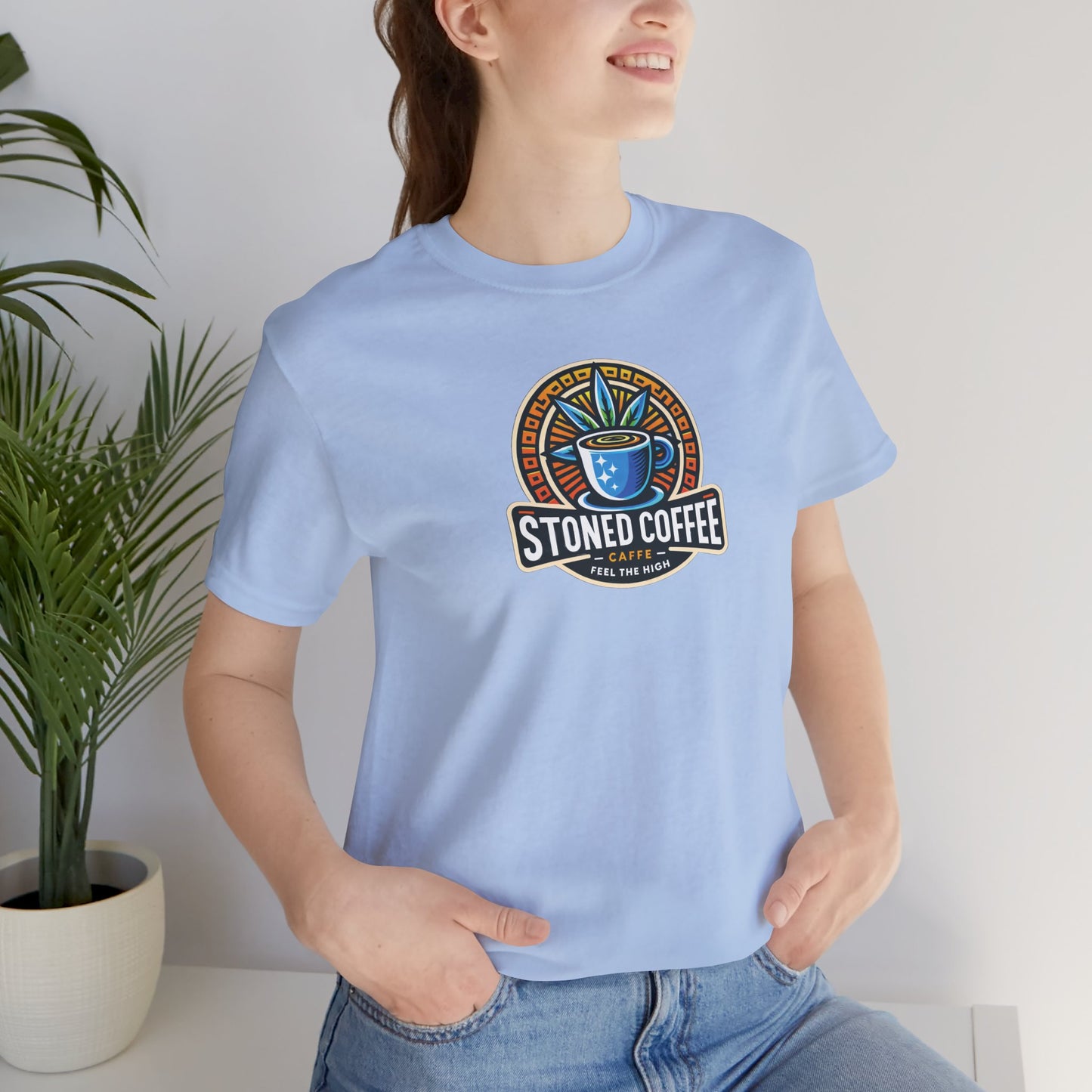 T-Shirt Stoned Coffee Company Logo 4 Feel the High Unisex