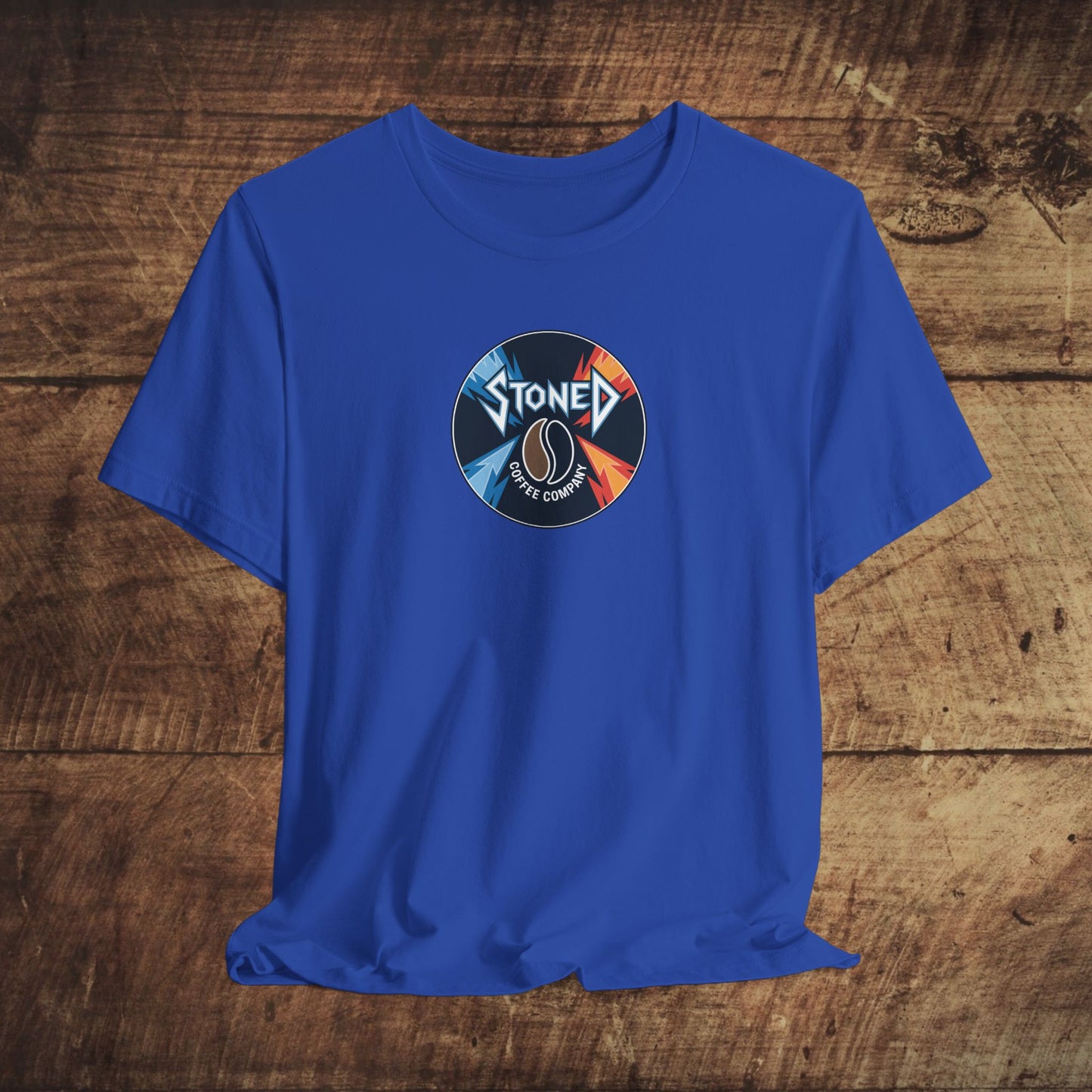 Stoned Coffee Company Heavy Metal Record Label Tee - Unisex Jersey