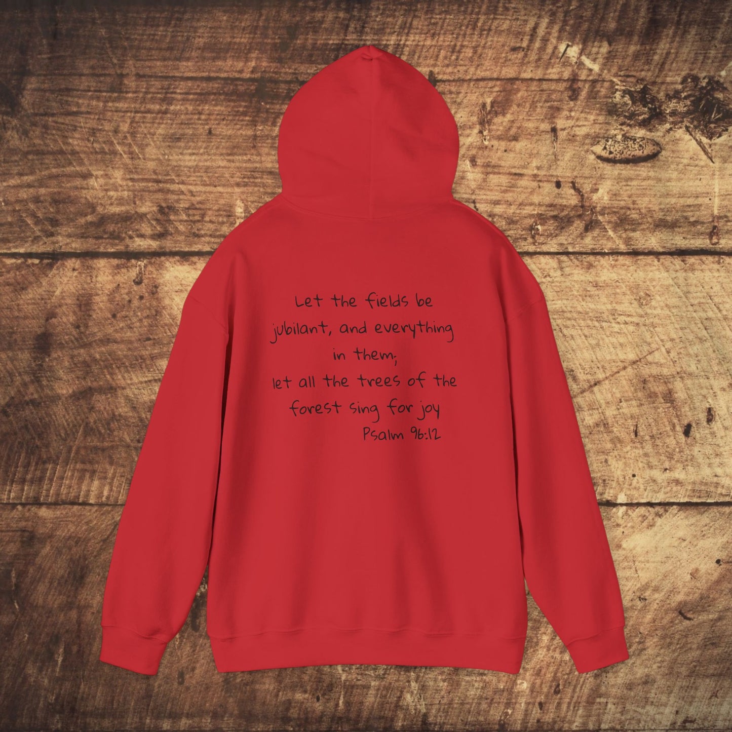 Stoned Coffee Company Hoodie — "Let All the Trees of the Forest Sing for Joy" (Psalm 96:12)
