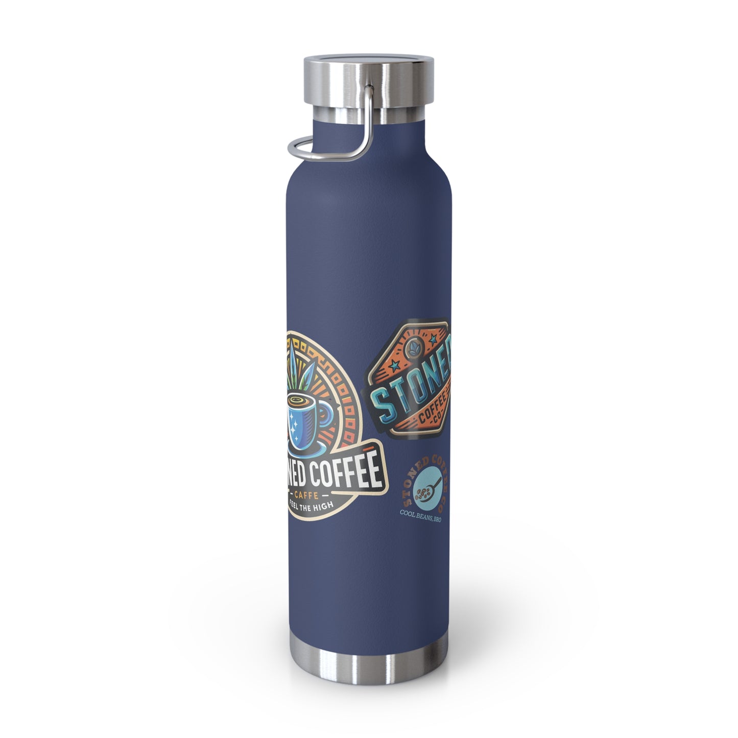 Stoned Coffee Co Copper Vacuum Insulated Bottle, 22oz