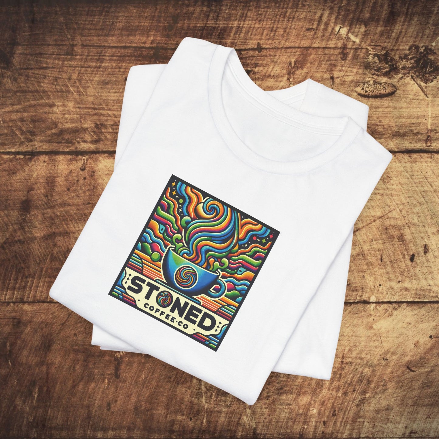 Coffee Art T-Shirt - Stoned Coffee Company Logo