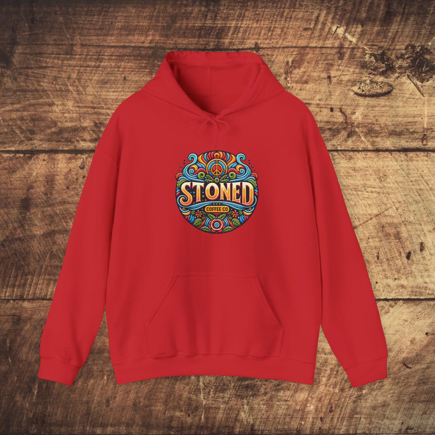 Hooded Sweatshirt Stoned Coffee Company Logo 1