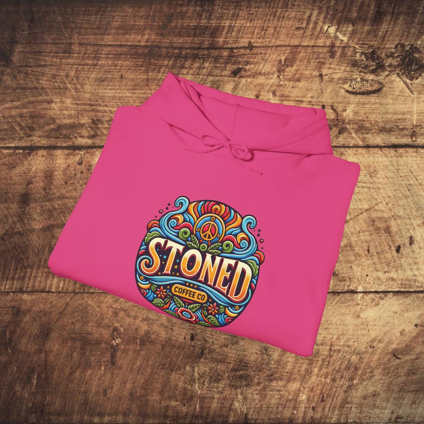 Hooded Sweatshirt Stoned Coffee Company Logo 1