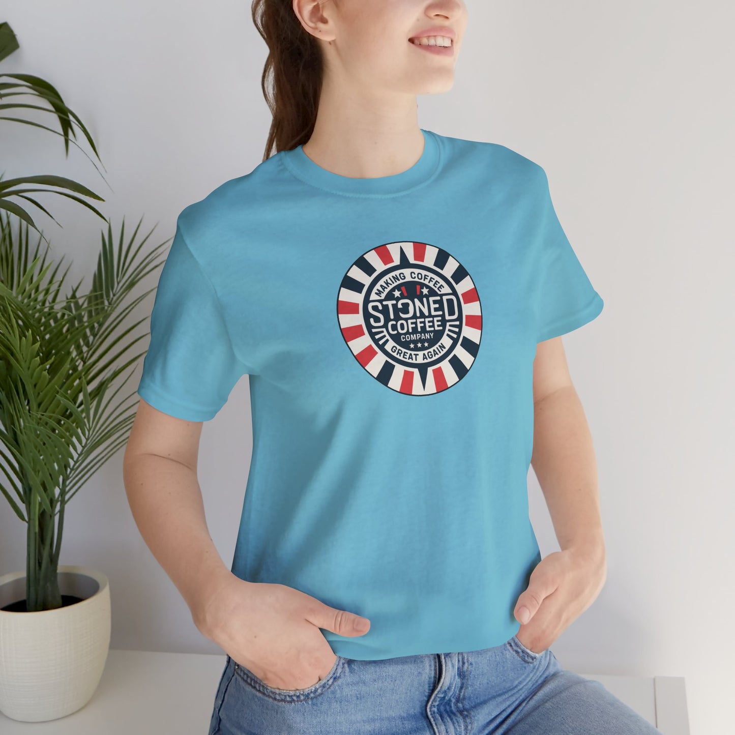 Stoned Coffee Company Making Coffee Great Again Poker chip Unisex T-Shirt