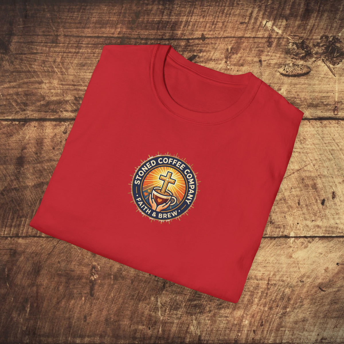 Stoned Coffee Company 'Drink Your Coffee and Pray for Others' T-Shirt