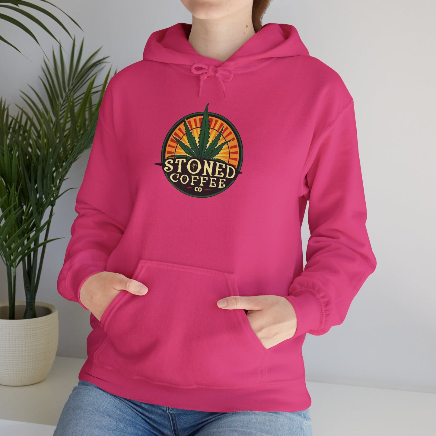 Hooded Sweatshirt Stoned Coffee Co Logo 3