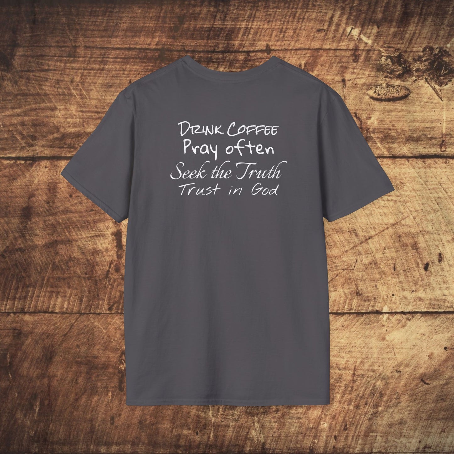 STONED COFFEE COMPANY, Drink Coffee, Pray Often, Seek the Truth, Trust in God