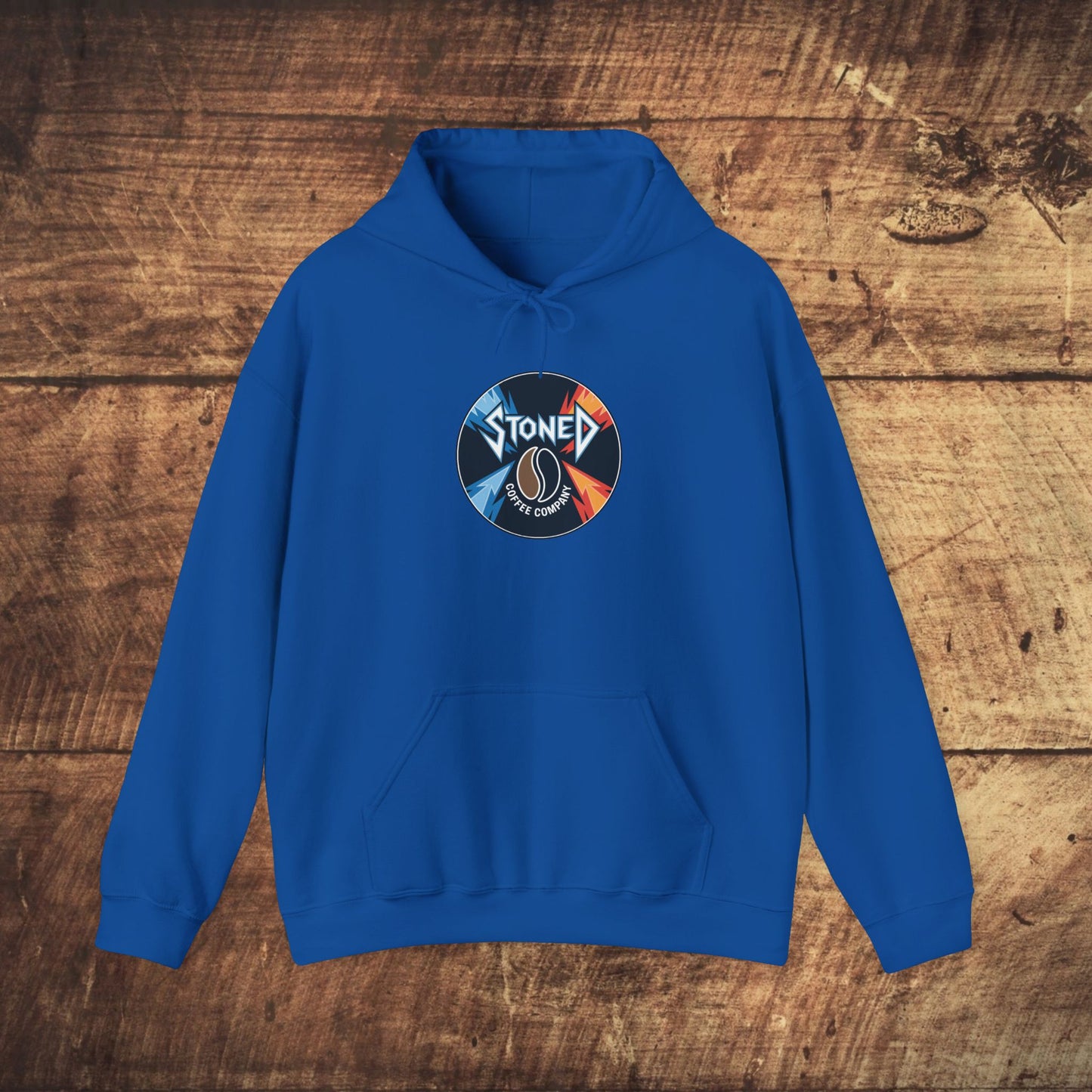 Stoned Coffee Company Heavy Metal Record Label Hoodie