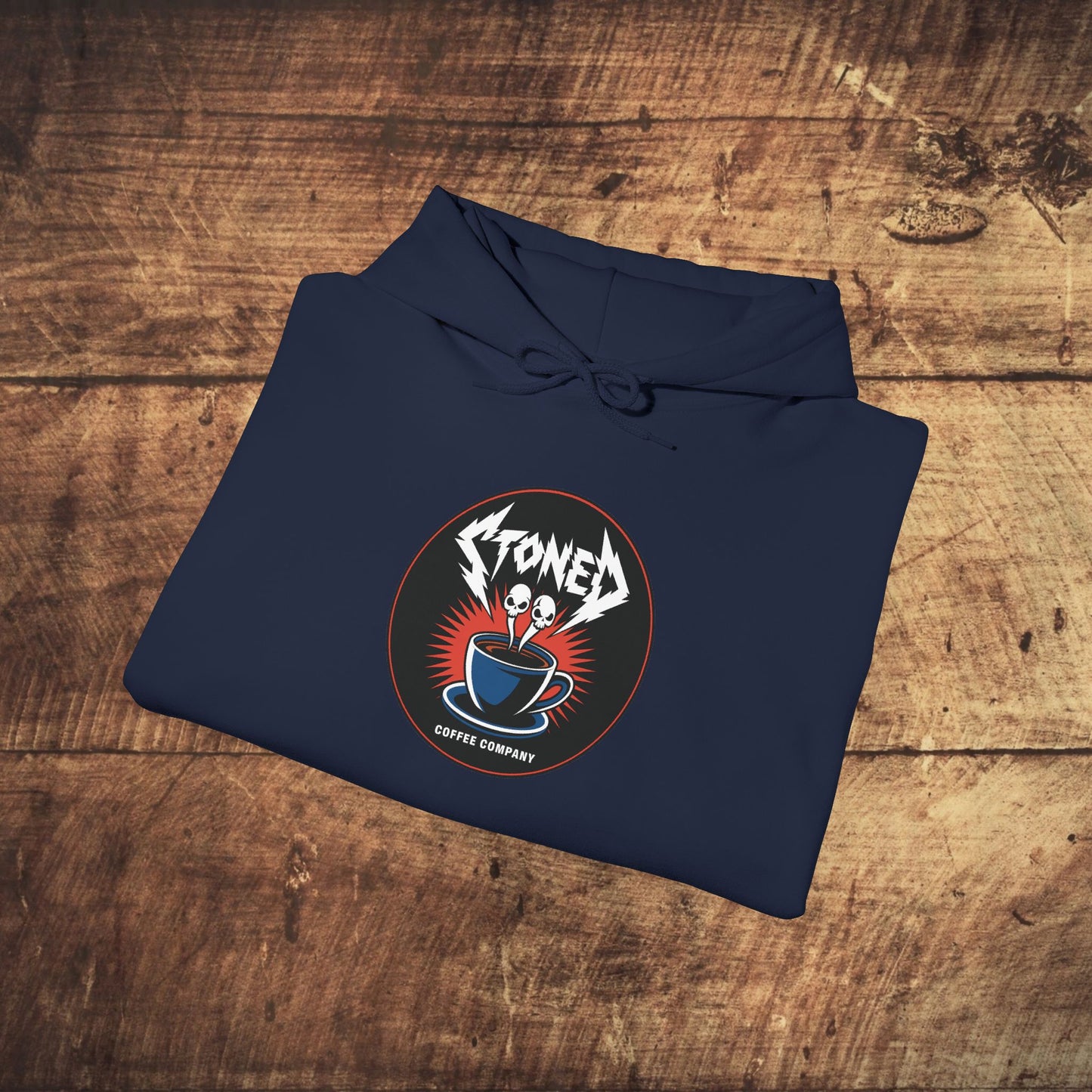 Stoned Coffee Company Escaping Music Souls Hooded Sweatshirt