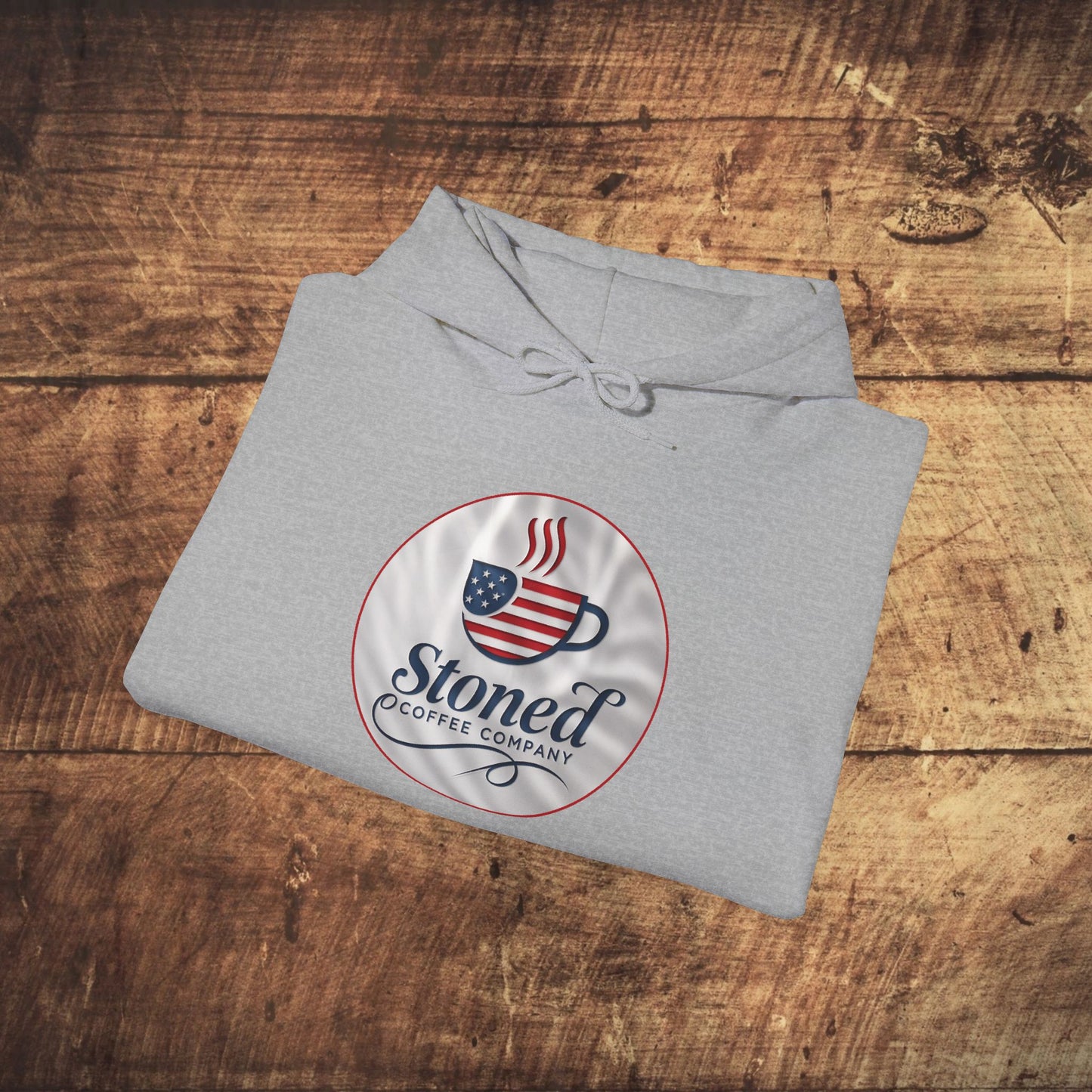 Hooded Sweatshirt Stoned Coffee Company Patriotic USA
