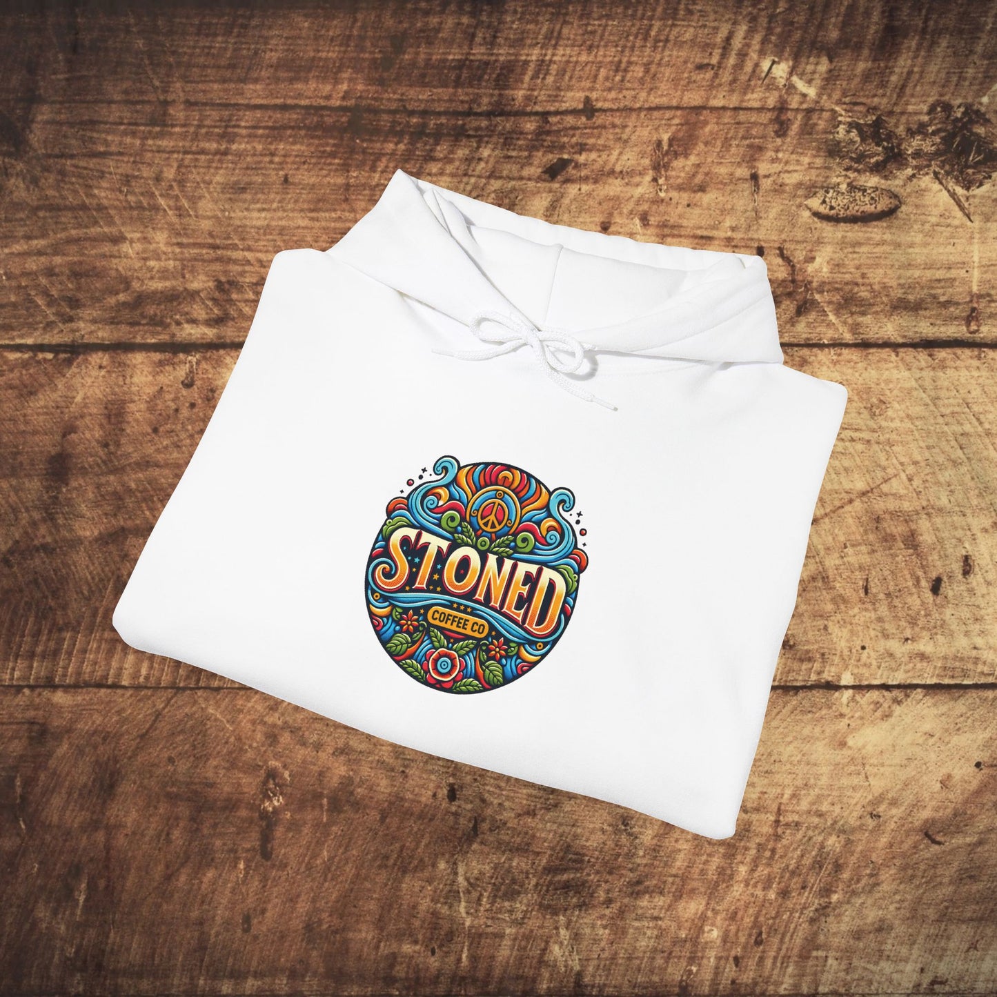 Hooded Sweatshirt Stoned Coffee Company Logo 1