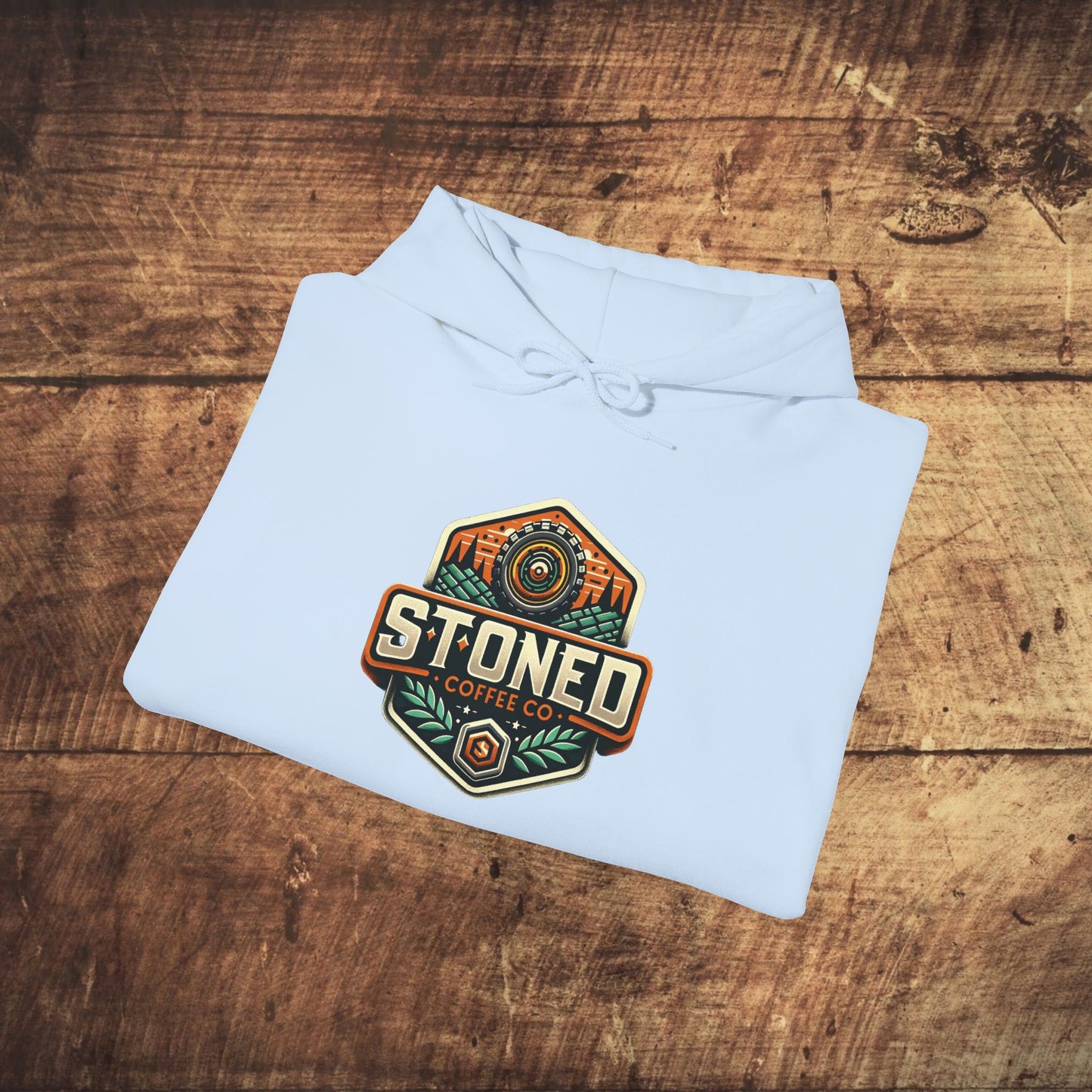 Hooded Sweatshirt - Stoned Coffee Company Offroad Logo
