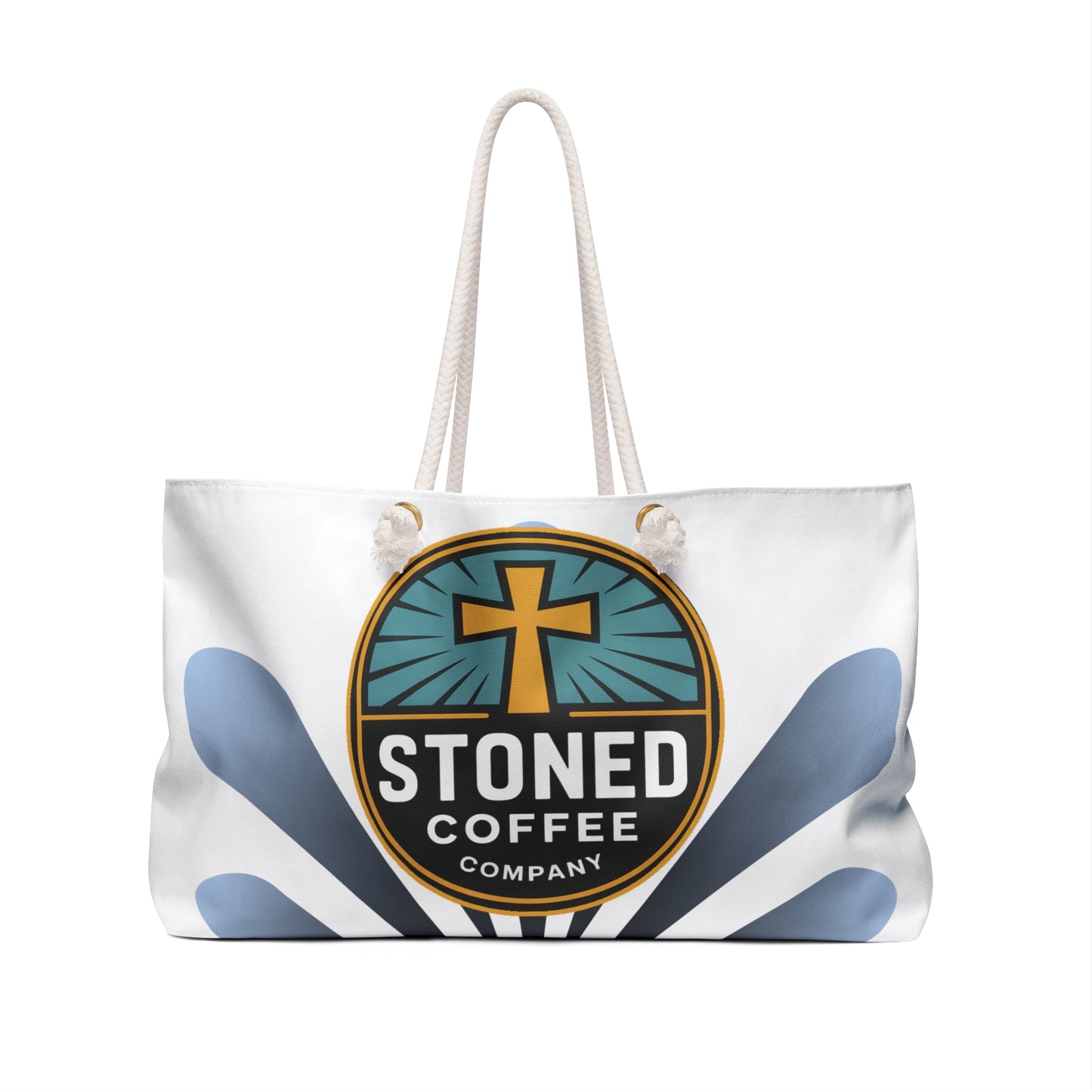 Stoned Coffee Company Weekender Bag — Cross Logo Travel Tote
