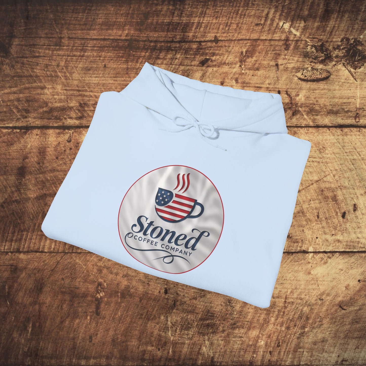 Hooded Sweatshirt Stoned Coffee Company Patriotic USA