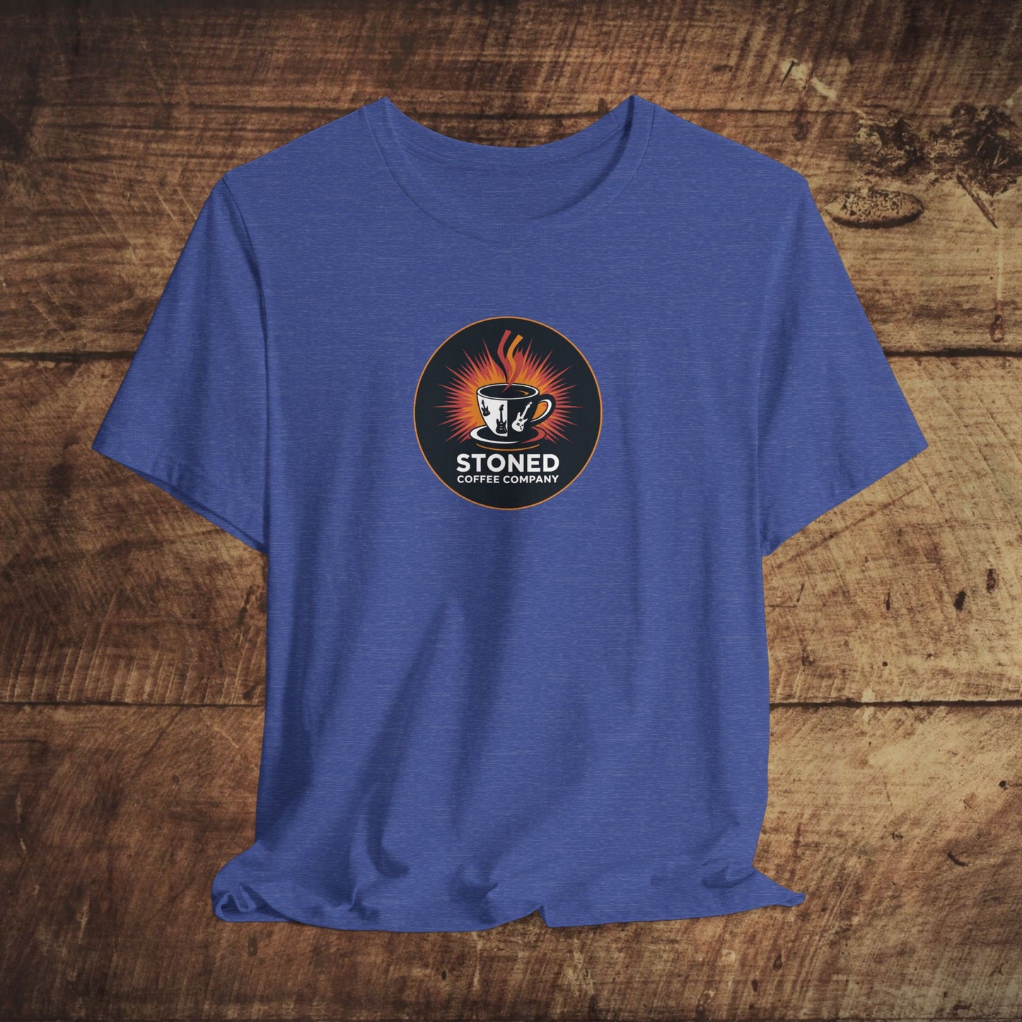 Stoned Coffee Company Rocking Guitar Cup T-Shirt