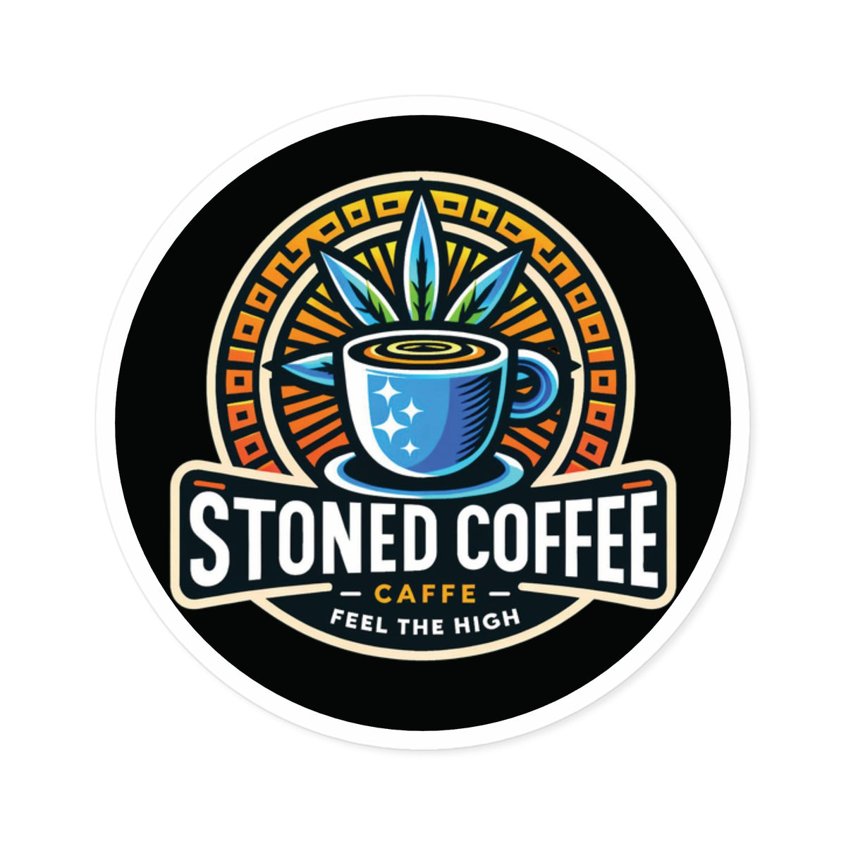 Sticker Set: Stoned Coffee Company Feel The High