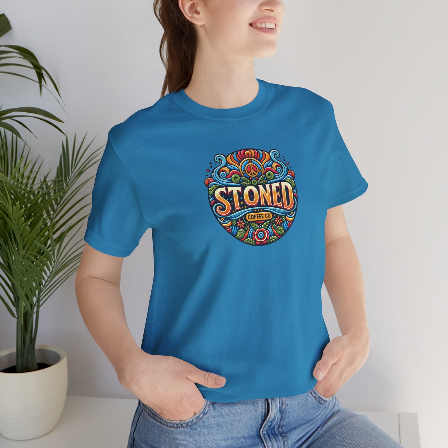 Unisex Tee Stoned Coffee Co Logo 1