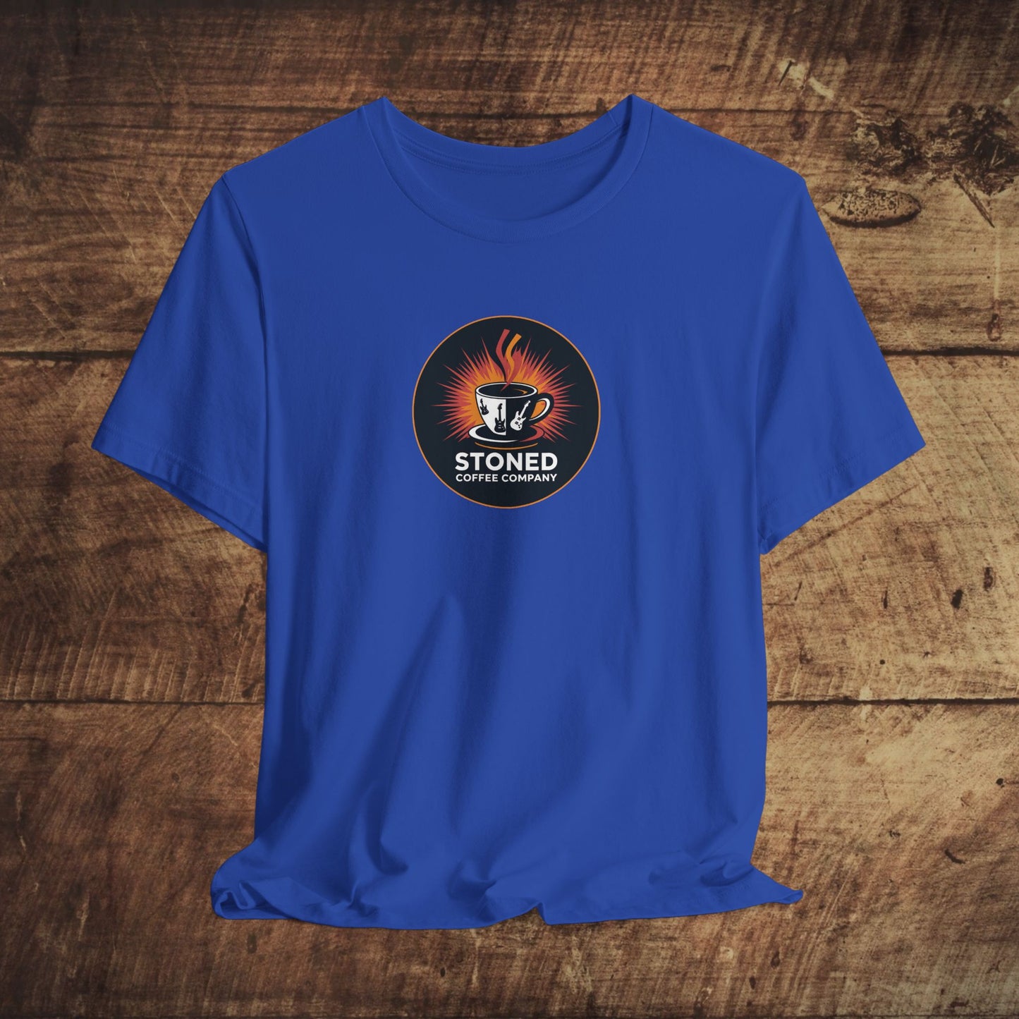 Stoned Coffee Company Rocking Guitar Cup T-Shirt