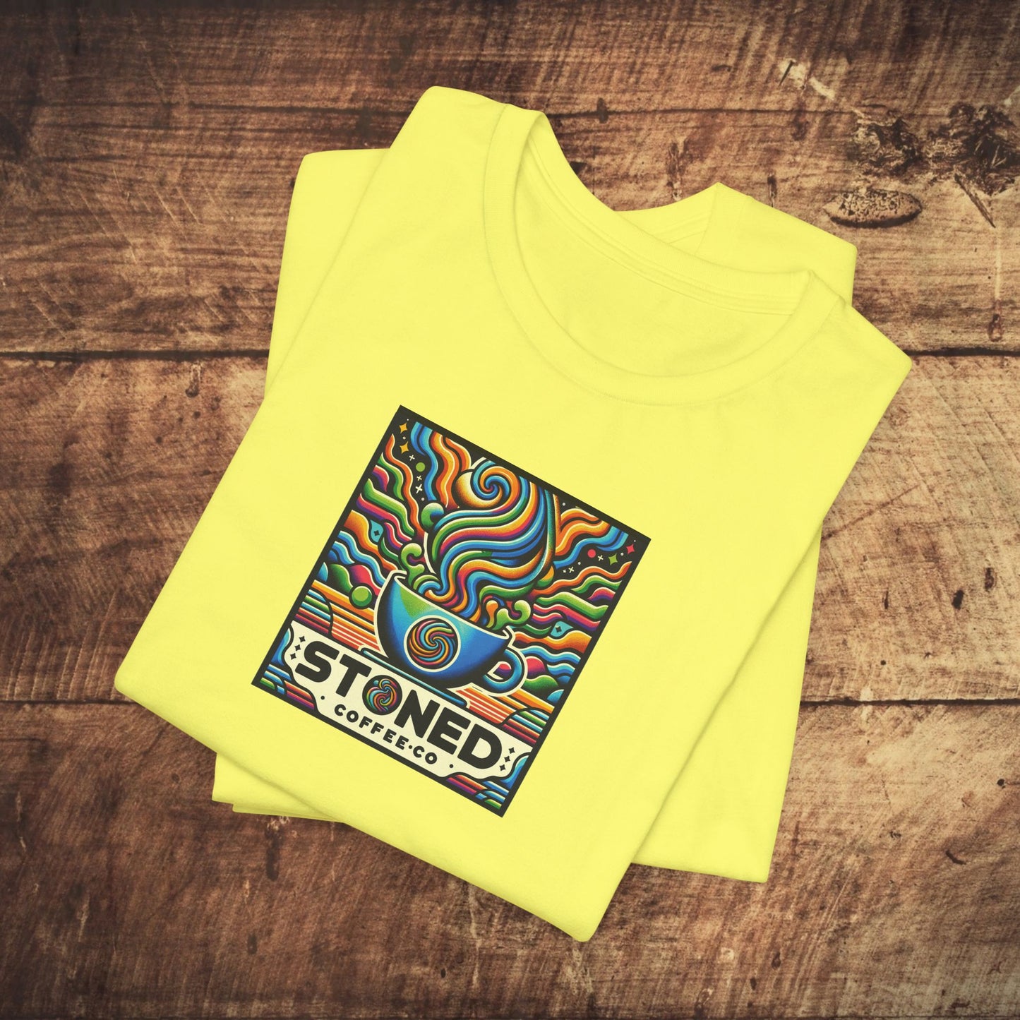 Coffee Art T-Shirt - Stoned Coffee Company Logo