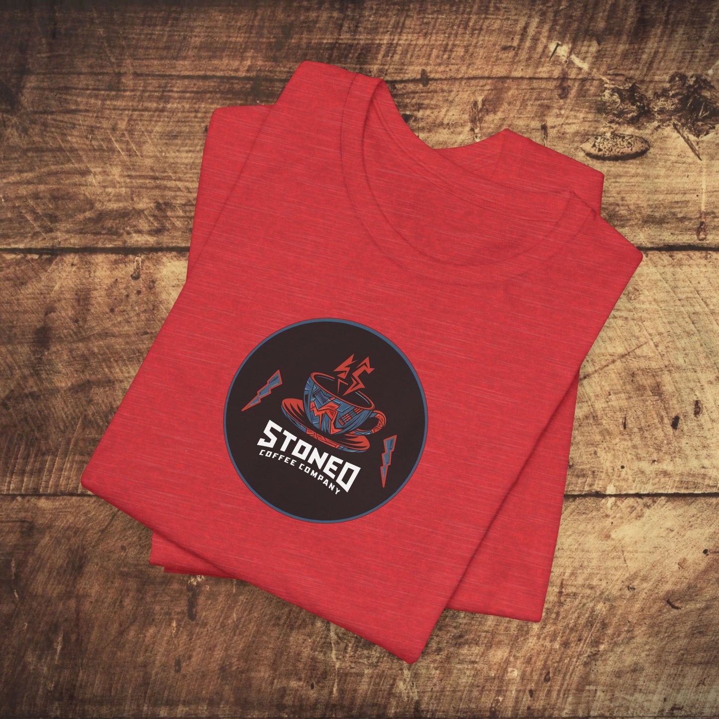 Short Sleeve Tee - Stoned Coffee Company Heavy Metal Logo Shirt